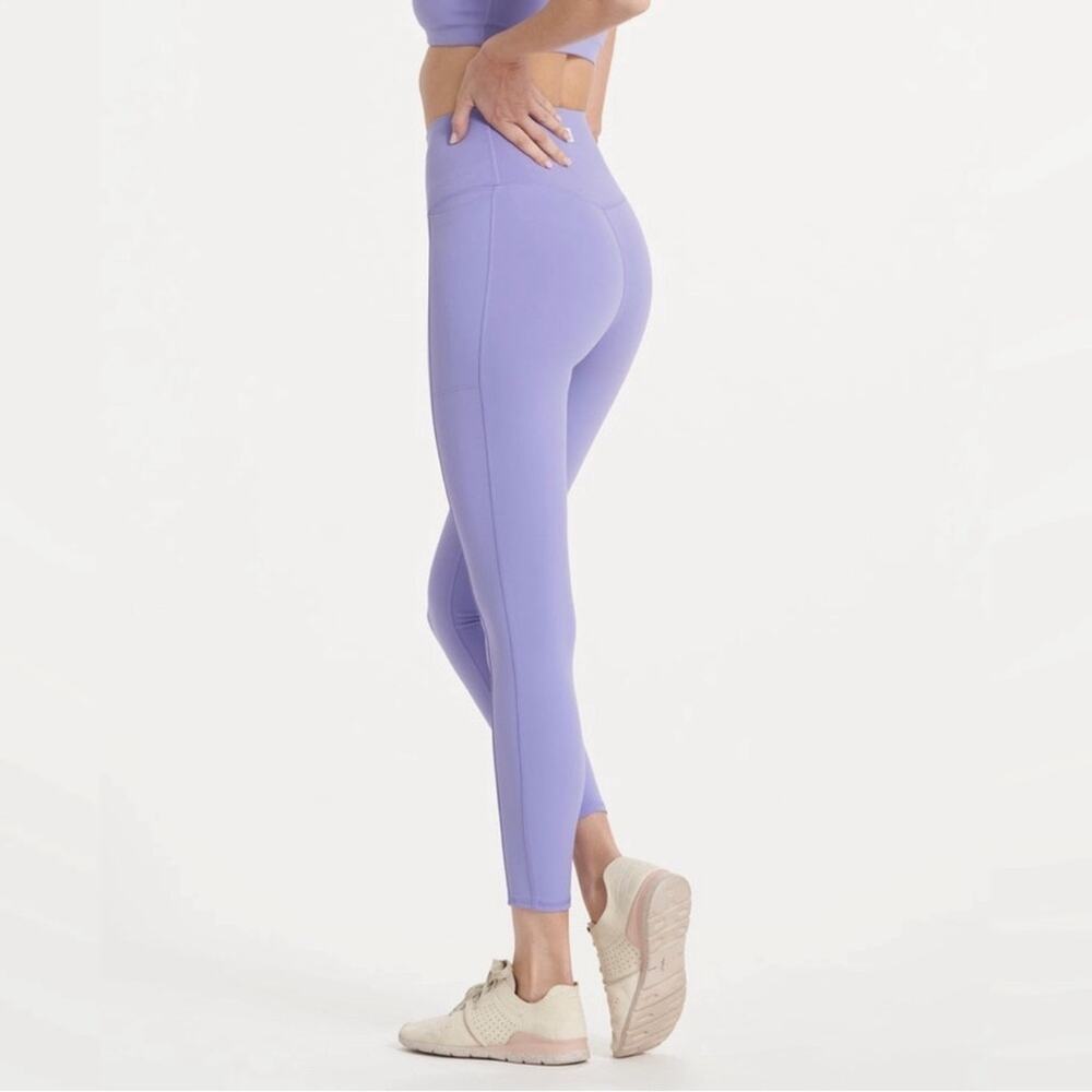 Vuori The Studio Pocket Legging Athletic Workout Ultraviolet Purple Rare HTF XS